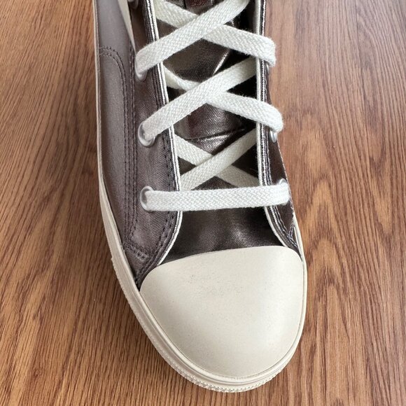 ⭐Converse Chuck 70 De Luxe Heel 5.5 Mens Shoes Sneakers Metallic Silver A09896C⭐ - Picture 8 of 10